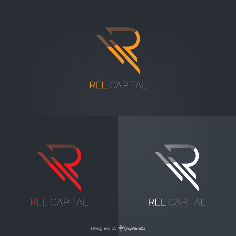 Creative vector letter r logo design elements