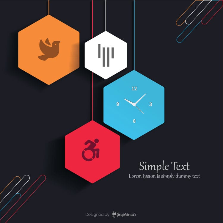 Free Infographic template vector design