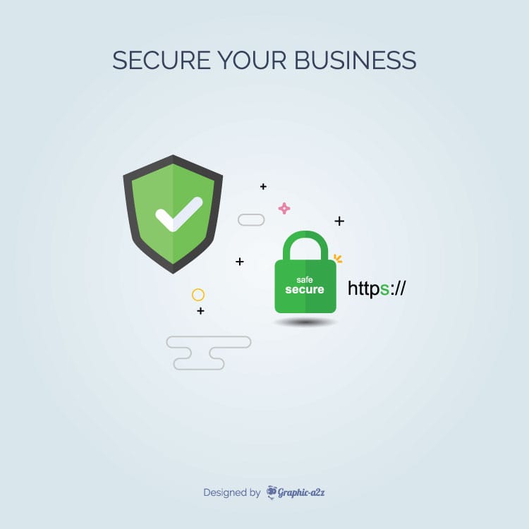 Free vector for Secure Your Business