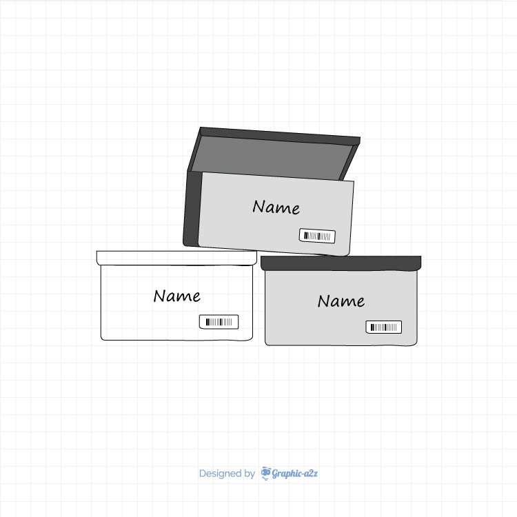 Stak Sneaker Box vector design