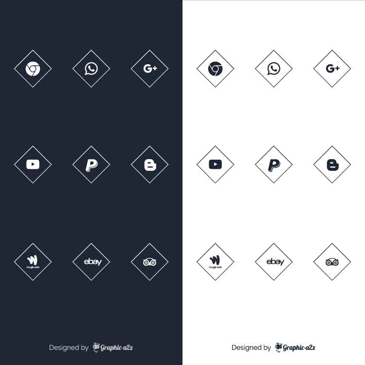 Free social media vector icons for business