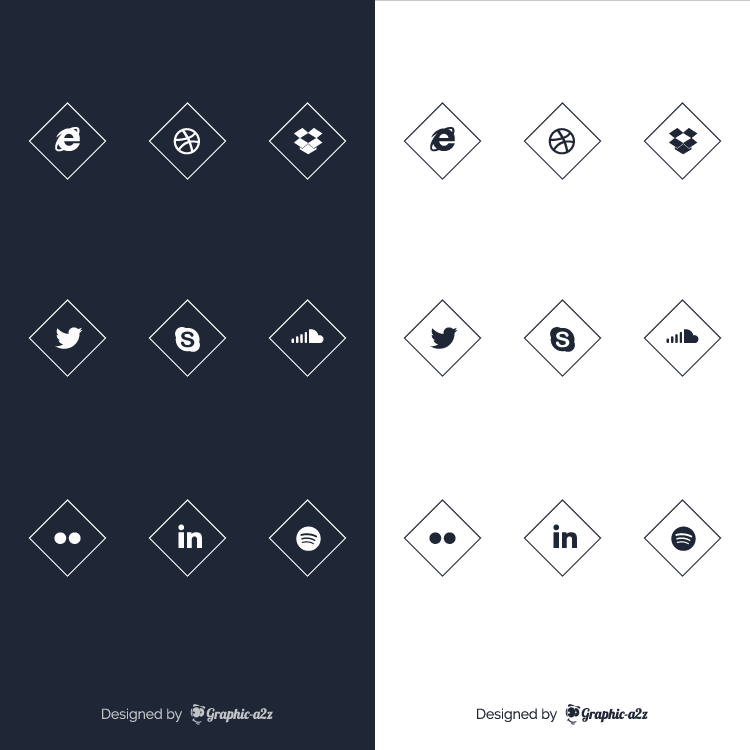 Free social media vector icons for business