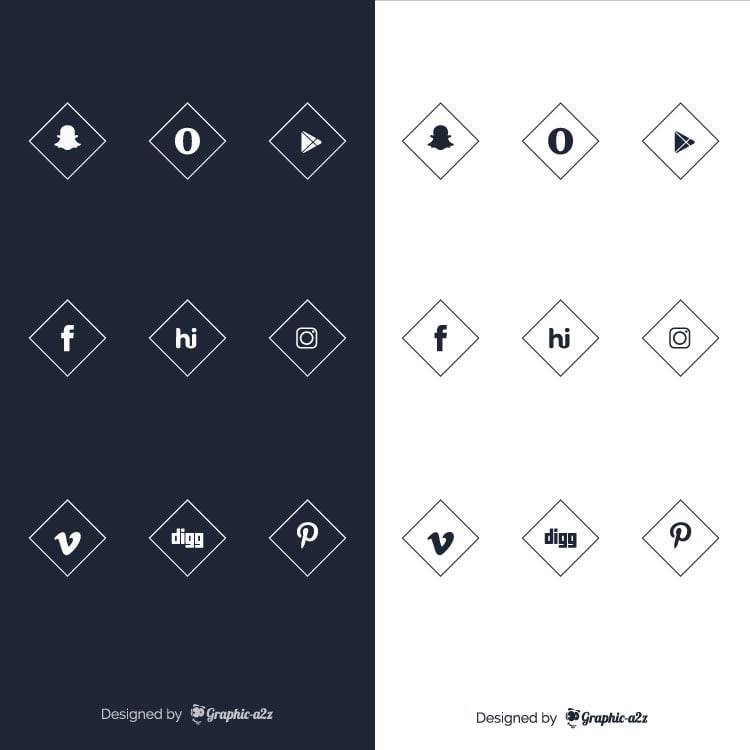 Free social media vector icons for business