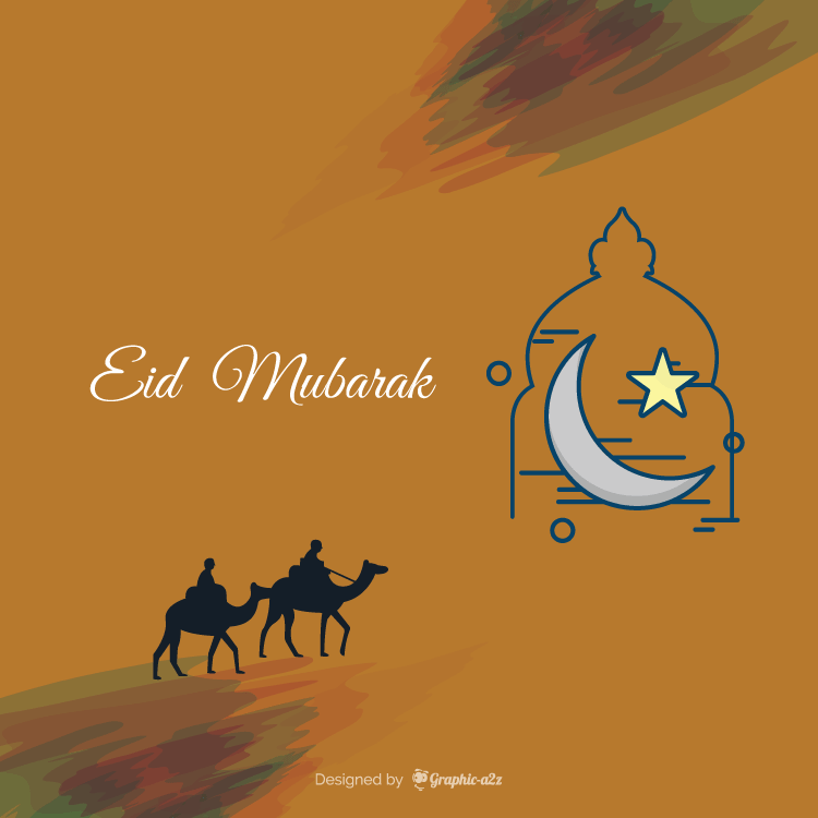EID Mubarak Card Design, EID Card Vector design