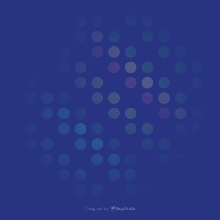 Abstract light blue circle background on graphic-a2z