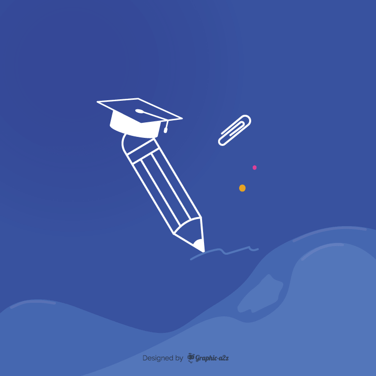 Education elements background free vector design on Graphic-a2z