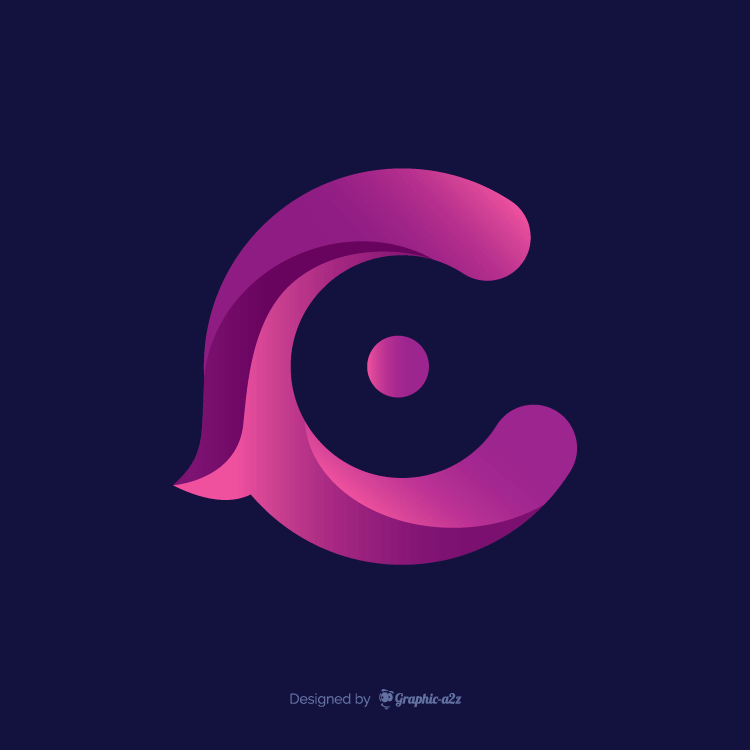 letter c logo icon graphica2z