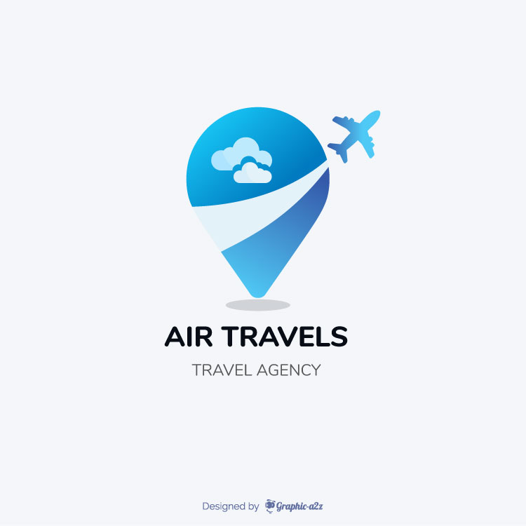 travel agency logo on Graphic-a2z