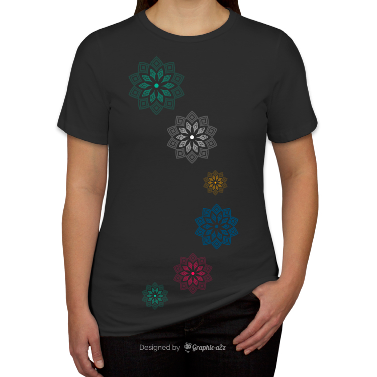 Canvas Women's Jersey T-shirt vector design