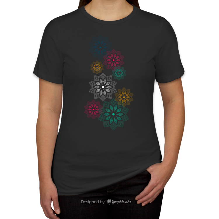 Canvas Women's Jersey T-shirt vector design
