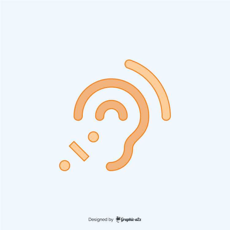 Assistive listening systems lineal color icon