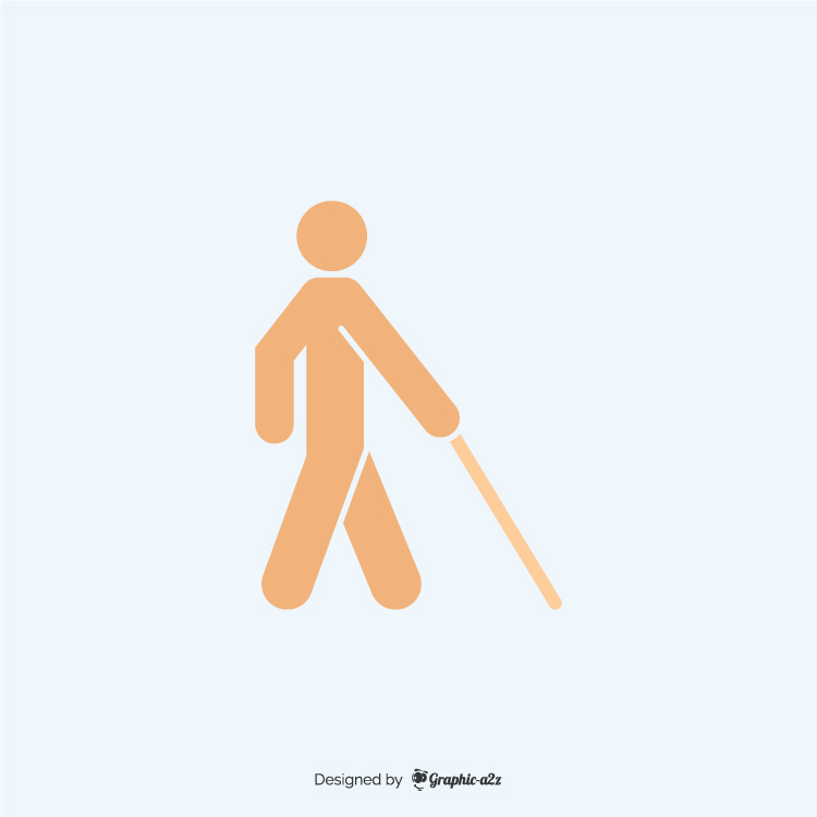Blind flat free vector icon