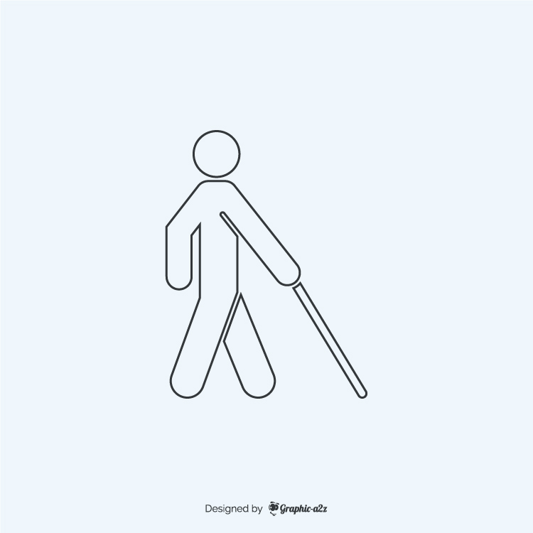 Blind lineal free vector icon