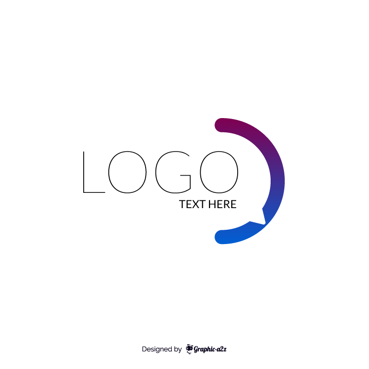 Q letter vector gradient logo