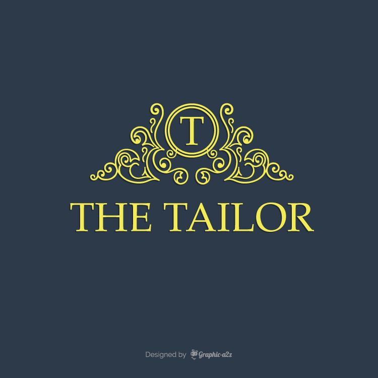 Tailoring logo design free vector
