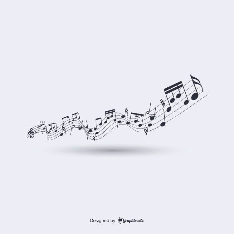 Abstract musical background