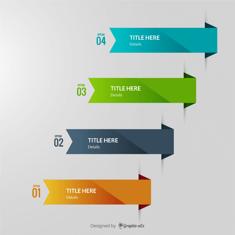 Infographic with four tabs