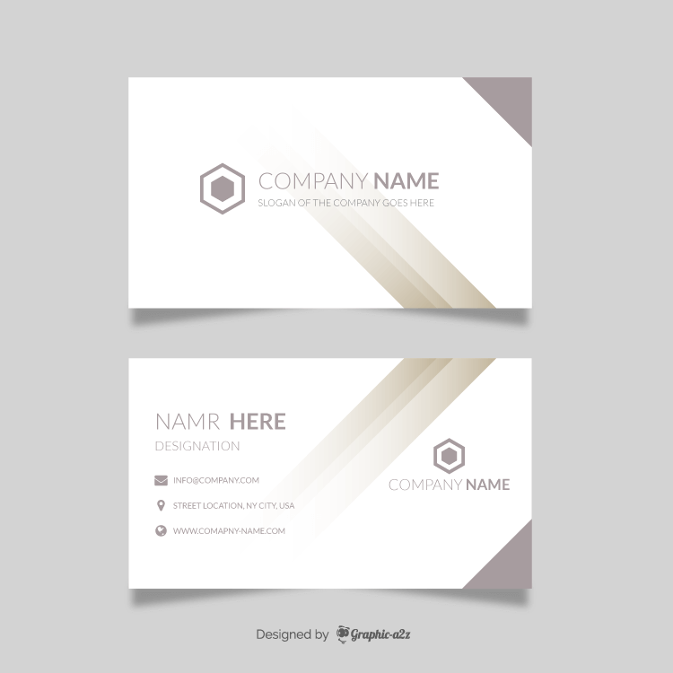 Abstract grey vectors Business Card, Visiting Card on Graphic a2z