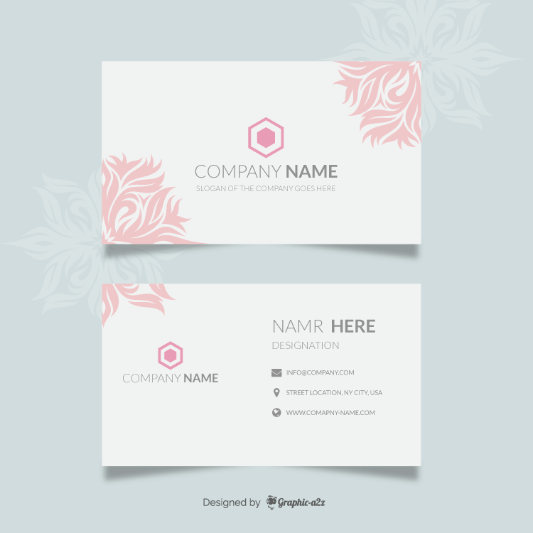 Creative business card vector design on Graphica2z