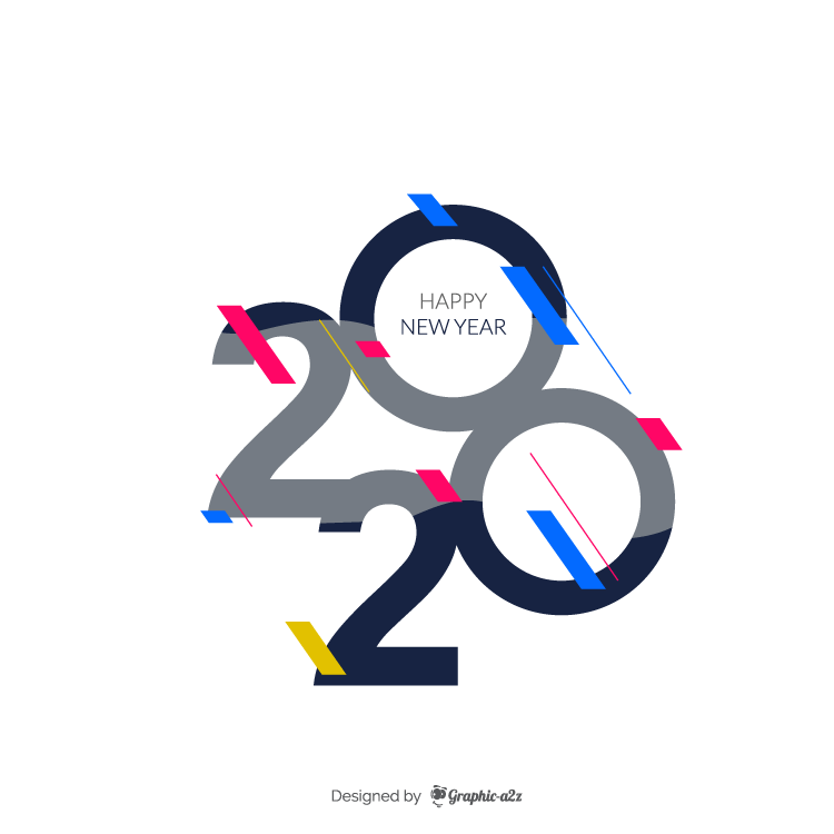 Happy new year 2020 new design on Graphicaz