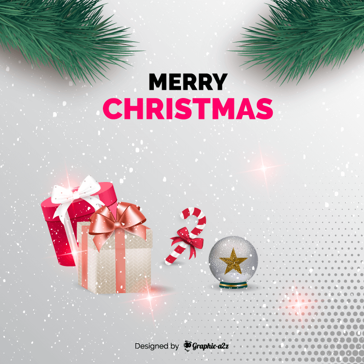 Merry Christmas creative background