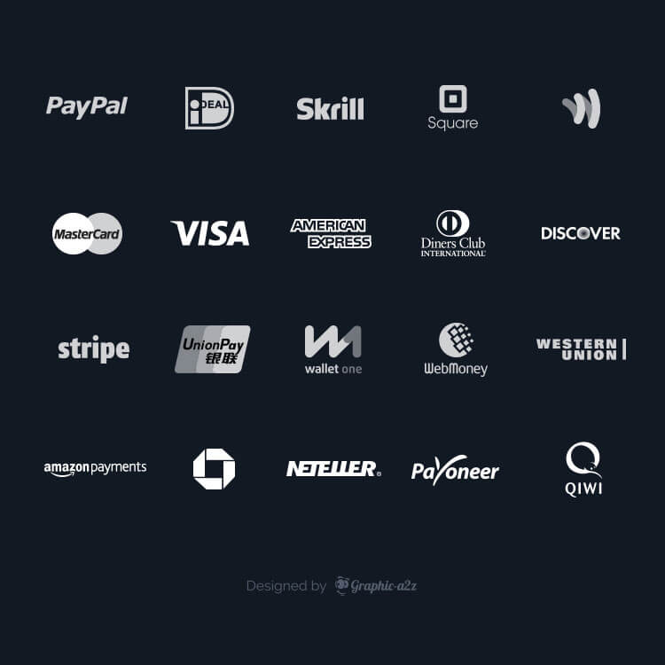 Payment gateway all icon psd